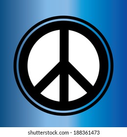 dimensional peace sign