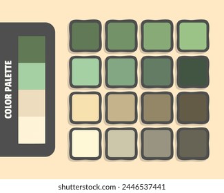 Dimgray darksegreen trigo cornsilk paleta de colores, coincidencia de colores, rgb colores, catálogo de colores armoniosos muestra, diseño y editar idea