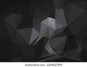 dimgray, darkslategray, gray, lightslategray, black, darkgray color abstract vector triangle background