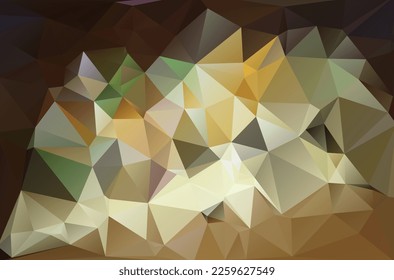 dimgray, rosybrown, wheat, darkkhaki, tan, peru, sienna color abstract triangle vector background