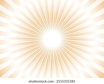 Dimly sparkling concentrated line background material_light orange