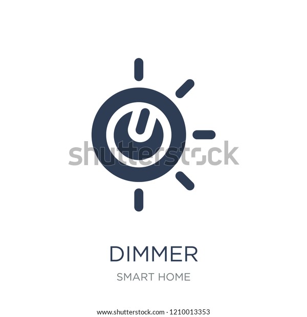 Dimmer Icon Trendy Flat Vector Dimmer Stock Vector (Royalty Free