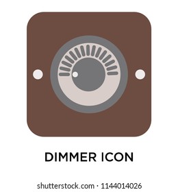 Dimmer icon vector isolated on white background for your web and mobile app design, Dimmer logo concept