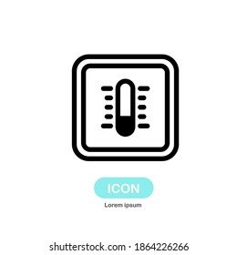 dimmer icon vector isolated on white background.
