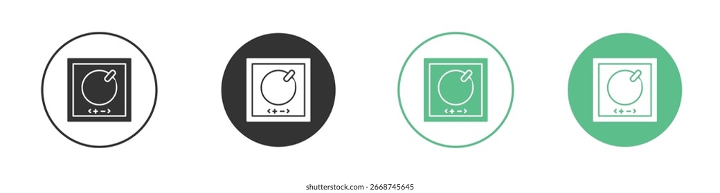 Dimmer icon for your website or app. eps10