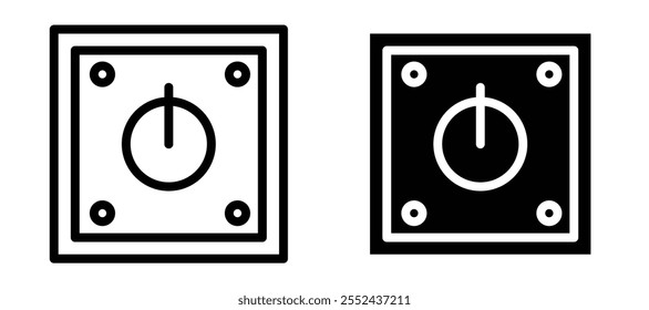 Conjunto de Vector de icono de revestimiento de atenuador.