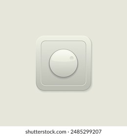 dimmer switch lamp vector illustration