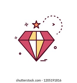 Dimond Icon Vector Design