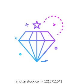 dimond icon vector design