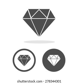 Dimond icons set great for any use. Vector EPS10.