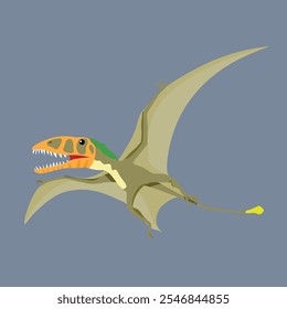 Dimorphodon Carnivore Dinosaur Small, eats insects and fish