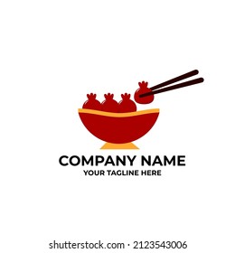 Logo de Dimsum para el negocio de la comida