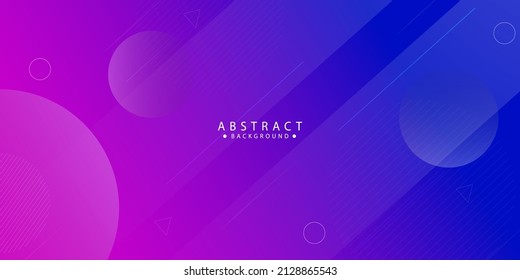 Dinamic geometric background. Trendy gradient shapes composition. Eps10 vector