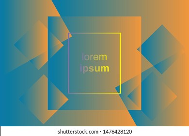 Dinamic textured background design in 3D style with interactive fill color. 