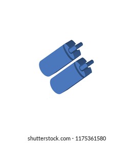 Dinamite isometric left top view 3D icon