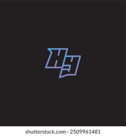 dinamyline gaming konzept monogramm logo design buchstabe erstaunlich esport style HY