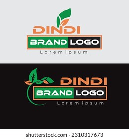 Dindi creative, digital abstract beautiful logo design, elements and symbols, logo collection,