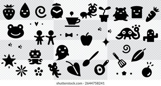 Coleção de Ícones Dingbat - Conjunto de Símbolos Vetoriais Decorativos com Formas Abstratas, Bordas, Flouriços, Setas e Elementos de Design para Tipografia, Logotipos, Padrões e Projetos Gráficos

