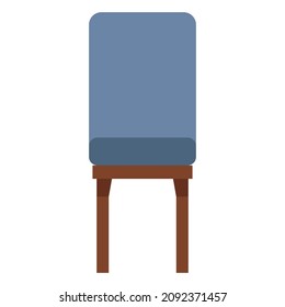 dining chair flat clipart vector illustration
