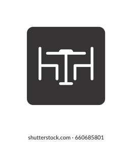 Dining chairs icon