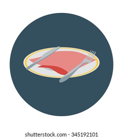 
Dining Colored Vector Icon
