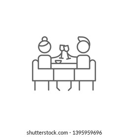 Dining, drink, restaurant icon. Element of restaurant icon. Thin line icon for website design and development, app development. Premium icon