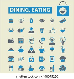 dining eating icons