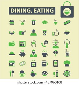 dining eating icons