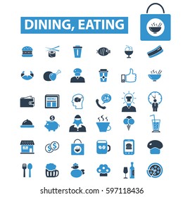 dining eating icons