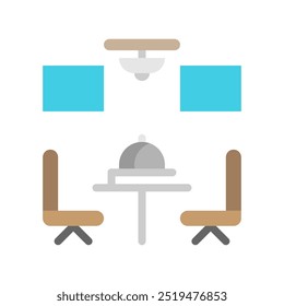 Dining flat icons. hotel, restaurant, room, travel. Can be used for websites, UI and mobile apps. vector illustration.
