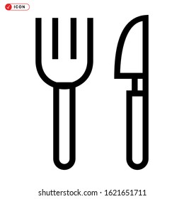 dining icon isolated sign symbol vector illustration - high quality black style vector icons
