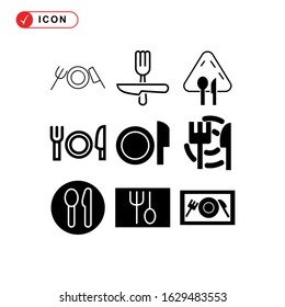 dining icon or logo isolated sign symbol vector illustration - Collection of high quality black style vector icons
