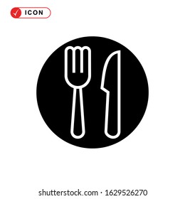 dining icon or logo isolated sign symbol vector illustration - high quality black style vector icons

