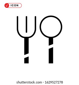 dining icon or logo isolated sign symbol vector illustration - high quality black style vector icons
