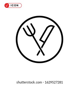 dining icon or logo isolated sign symbol vector illustration - high quality black style vector icons
