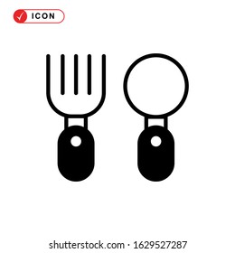 dining icon or logo isolated sign symbol vector illustration - high quality black style vector icons
