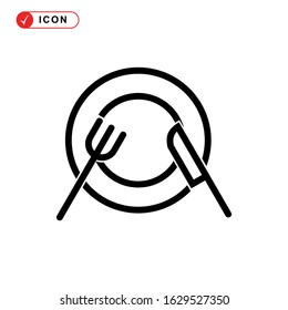 dining icon or logo isolated sign symbol vector illustration - high quality black style vector icons
