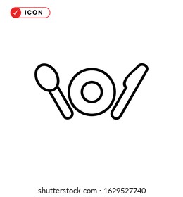 dining icon or logo isolated sign symbol vector illustration - high quality black style vector icons
