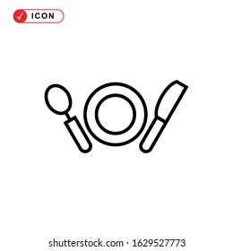 dining icon or logo isolated sign symbol vector illustration - high quality black style vector icons
