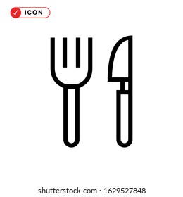 dining icon or logo isolated sign symbol vector illustration - high quality black style vector icons
