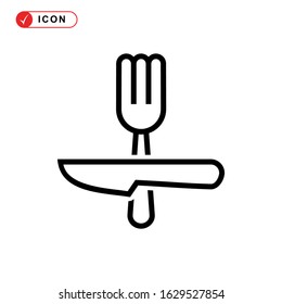 dining icon or logo isolated sign symbol vector illustration - high quality black style vector icons
