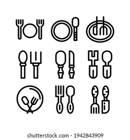 icono de comedor o logotipo símbolo de signo aislado ilustración vectorial - Colección de iconos vectoriales de estilo negro de alta calidad
