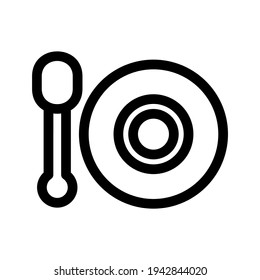 icono de comedor o logotipo símbolo de signo aislado ilustración vectorial de alta calidad estilo negro iconos vectoriales
