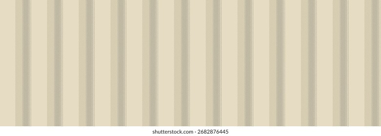 Vetor de linhas de faixa de jantar, textura africana sem emenda vertical. Padrão de casamento tecido de fundo têxtil em cores claras e pastel paleta.