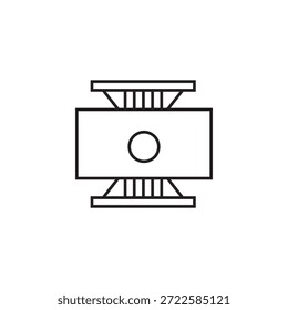 Icono de mesa de comedor Ilustración Elemento Diseño