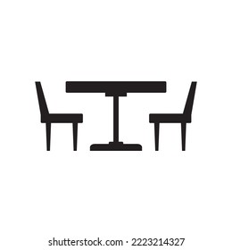 dining table icon . living room icon