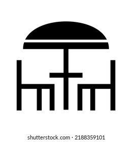 dining table icon or logo isolated sign symbol vector illustration - high quality black style vector icons
