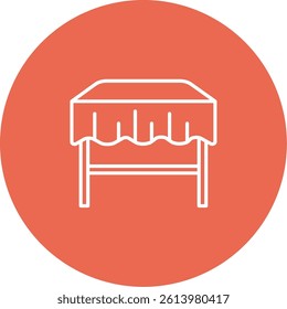 Dining Table Icon Symbol Art Sign