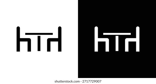 Dining table icons silhouette design. Black and white Glyph Symbol.