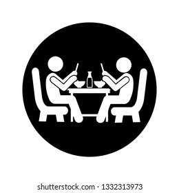 Dining table vector